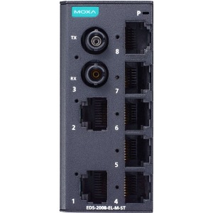 [MOXA] EDS-2008EL-M-ST 7P FX 1P Switch