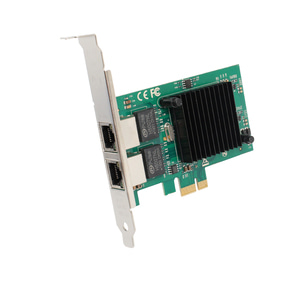 파워랜 유선 2포트 기가 랜카드 PCI Express 인텔칩셋 PL-IT82576-1G2